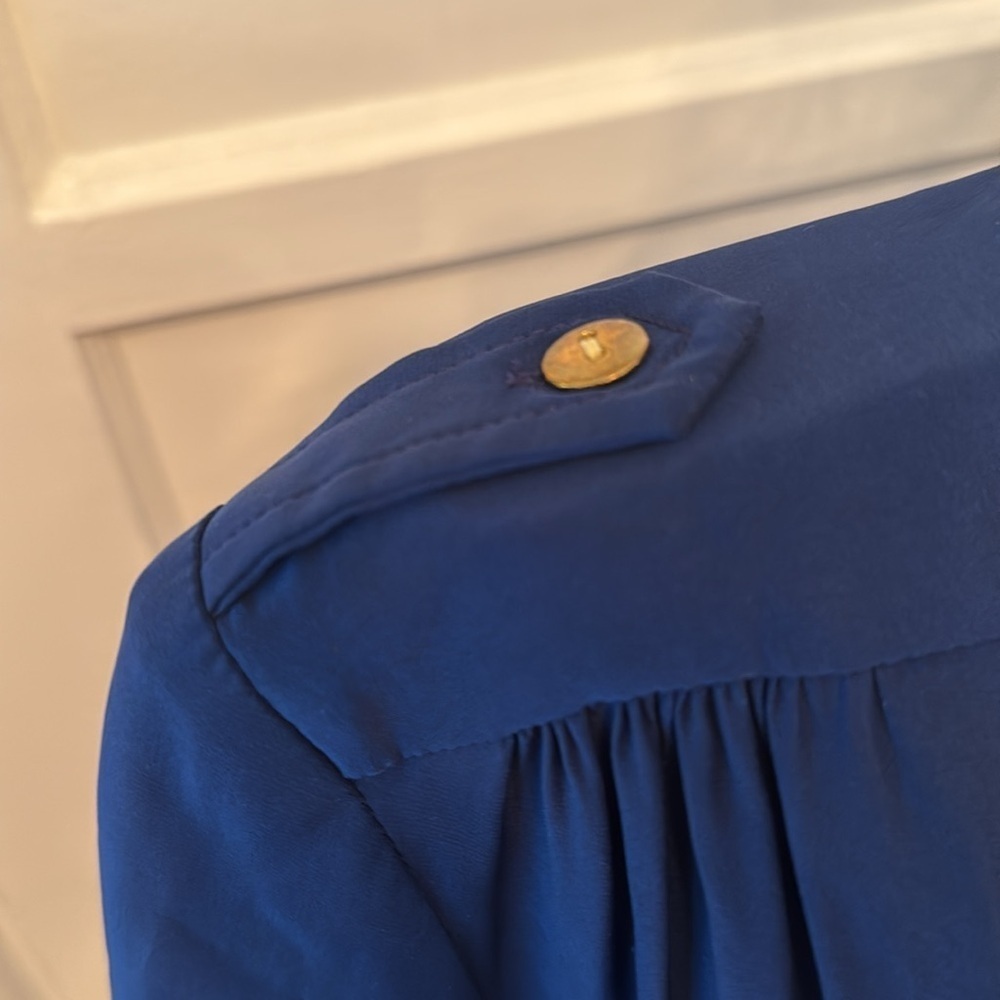 Amanda Uprichard Navy Dress-Sz S - Picture 3 of 6